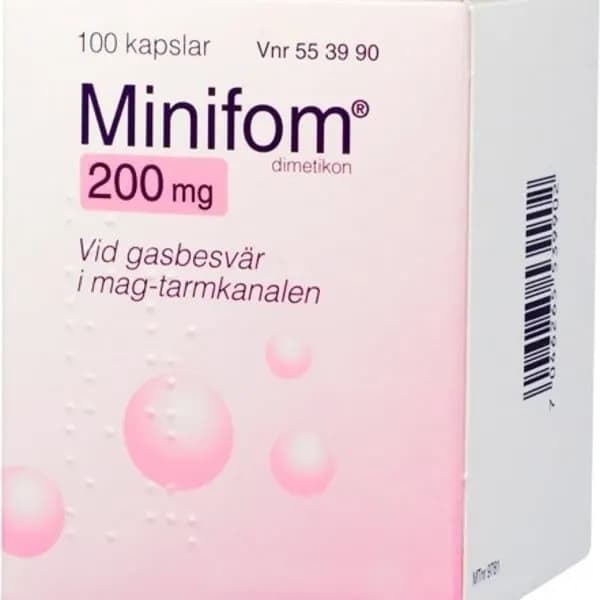 Minifom kapsel 200 mg 100 st