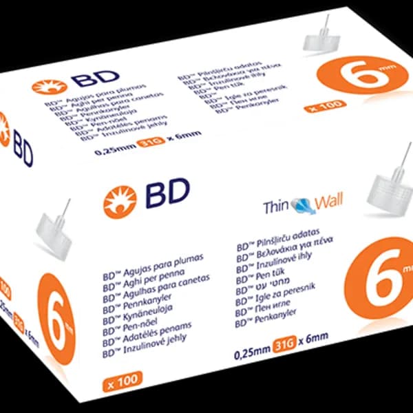 BD Pennkanyler 6 mm 100 st