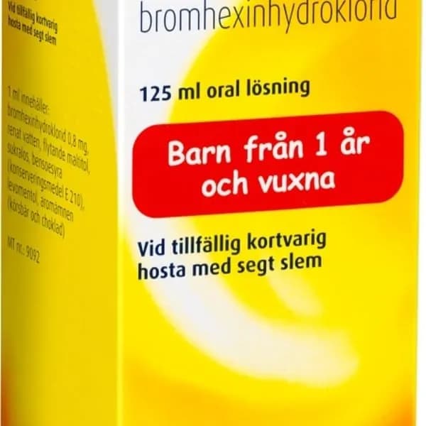 Bisolvon, oral lösning 0,8 mg/ml 125 ml