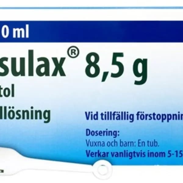 Resulax, rektallösning 8,5 g 50 st