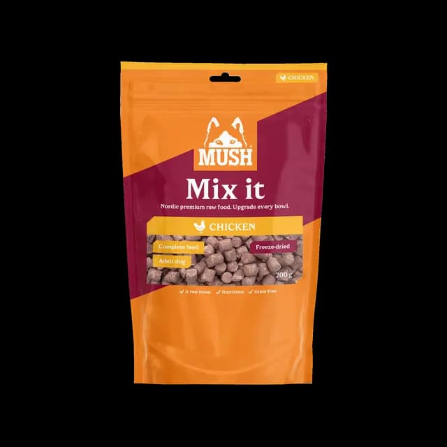 MUSH Mix it Frystorkad Kyckling 200 g