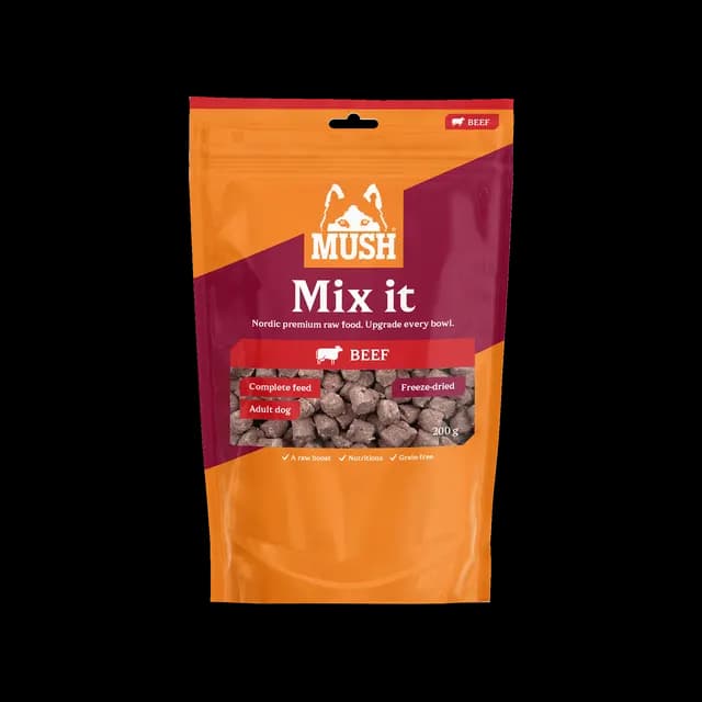 MUSH Mix it Frystorkad Nöt 200 g