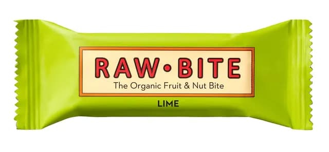 Rawbite Frukt- & Nötbar Lime EKO 50 g