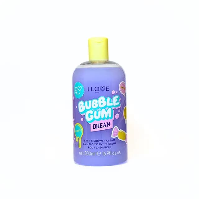 I LOVE Bath & Shower Gel Bubble Gum Dream 500 ml