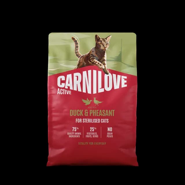 Carnilove Active Cat Duck & Pheasant for Sterilised Adult All Breeds 2 kg