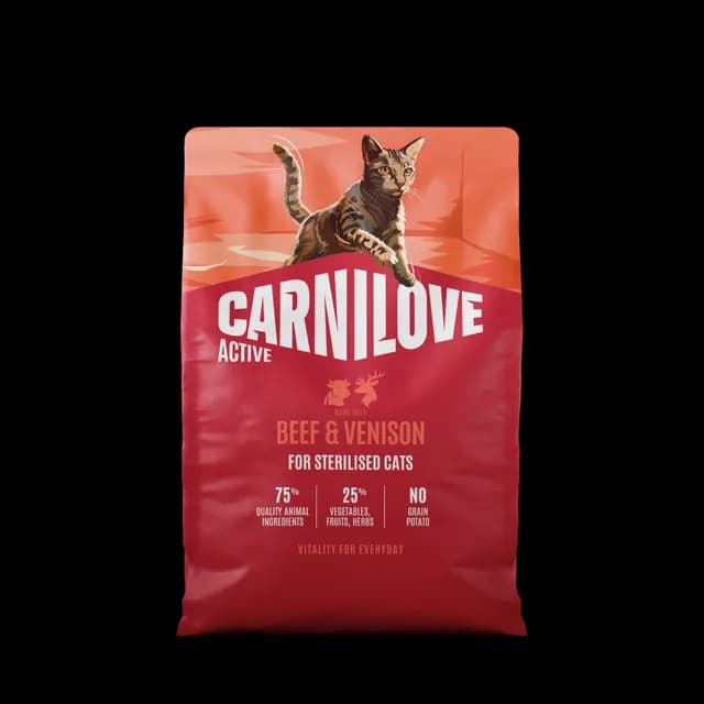 Carnilove Active Cat Beef & Venison for Sterilised Adult All Breeds 2 kg