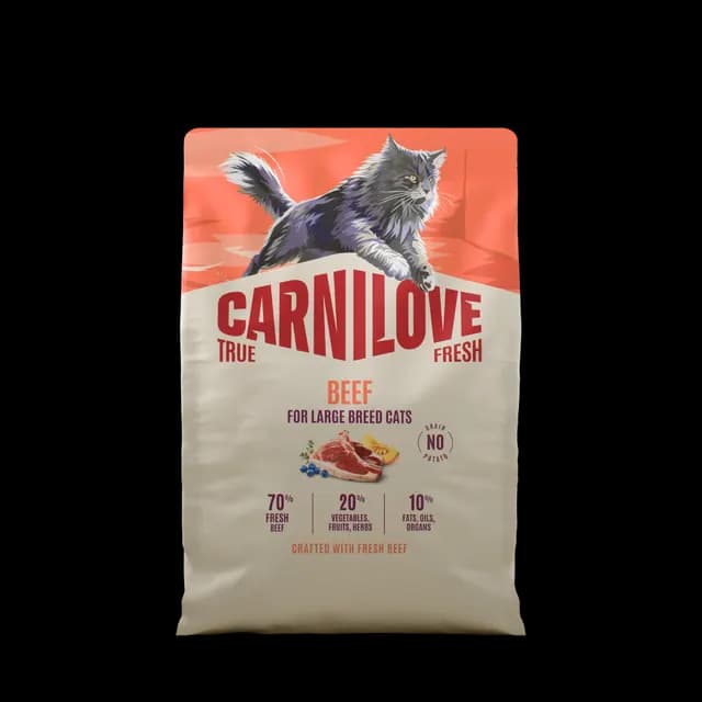 Carnilove True Fresh Cat Beef for Adult Large Breeds 2 kg