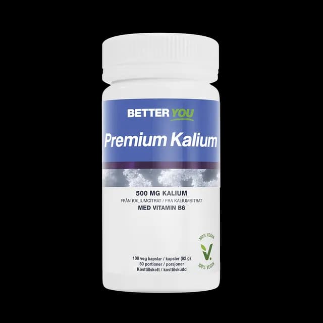 Better You Premium Kalium 500 mg 100 kapslar