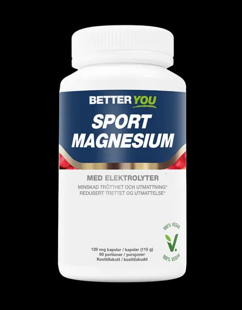 Better You Sportmagnesium 120 kapslar