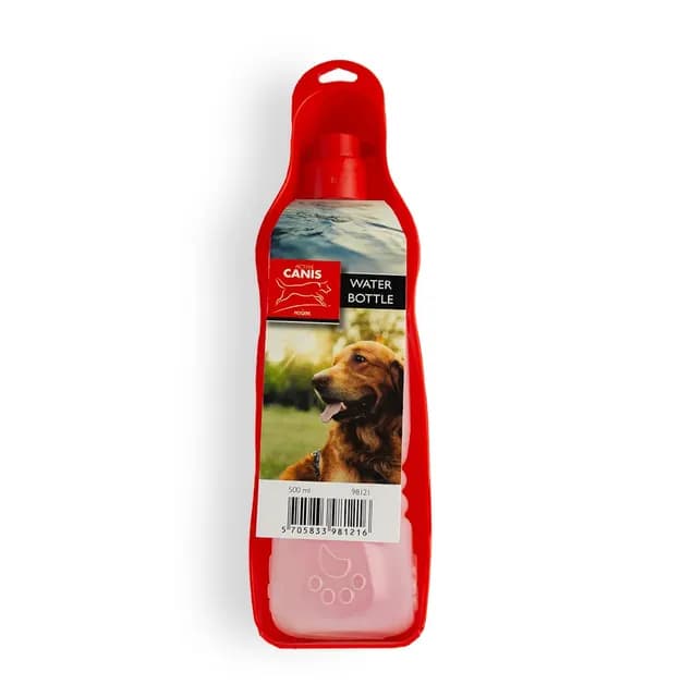 Active Canis Portabel Vattenflaska Röd 500 ml