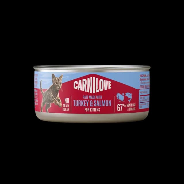 Carnilove Cat Can Paté Turkey & Salmon for Kittens 100 g