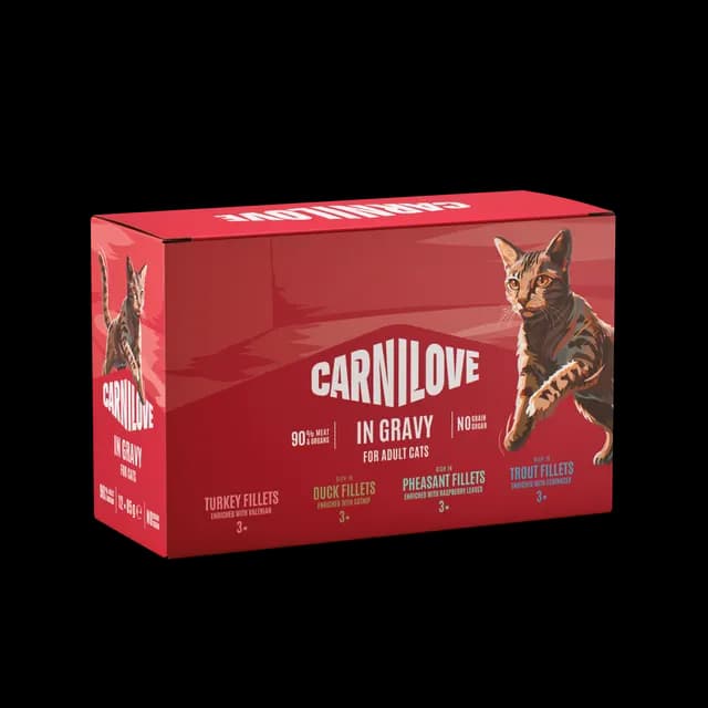 Carnilove Cat Pouch Gravy Multipack 12 x 85 g