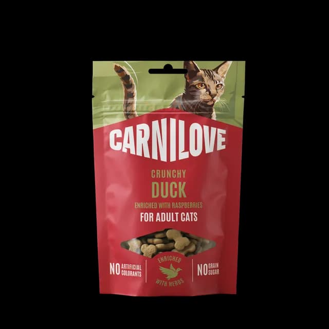 Carnilove Cat Crunchy Snack Duck Enriched with Raspberries 50 g