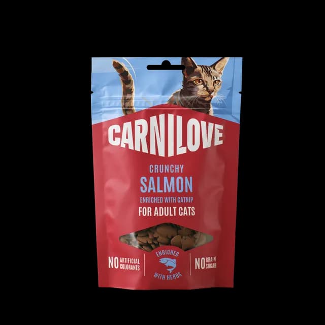 Carnilove Cat Crunchy Snack Salmon enriched with Catnip 50 g