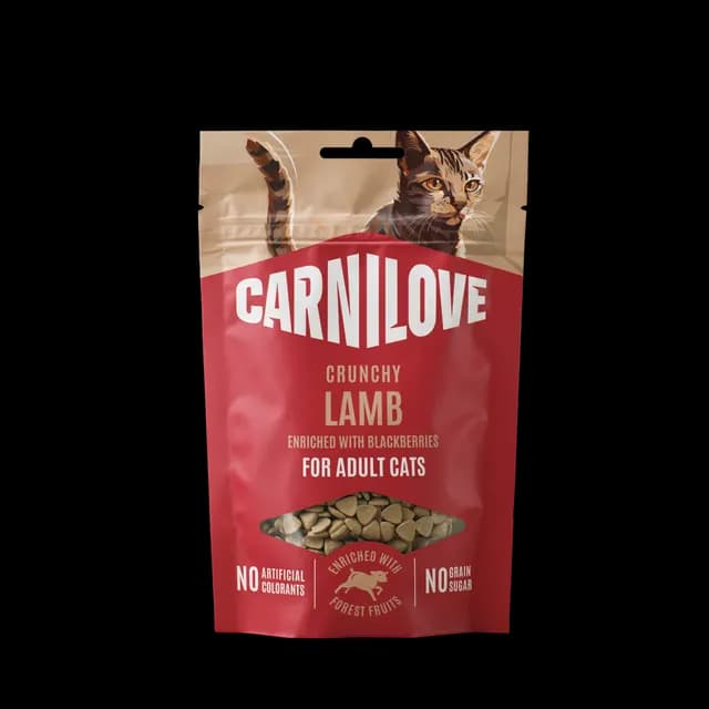 Carnilove Cat Crunchy Snack Lamb enriched with Blackberries 50 g