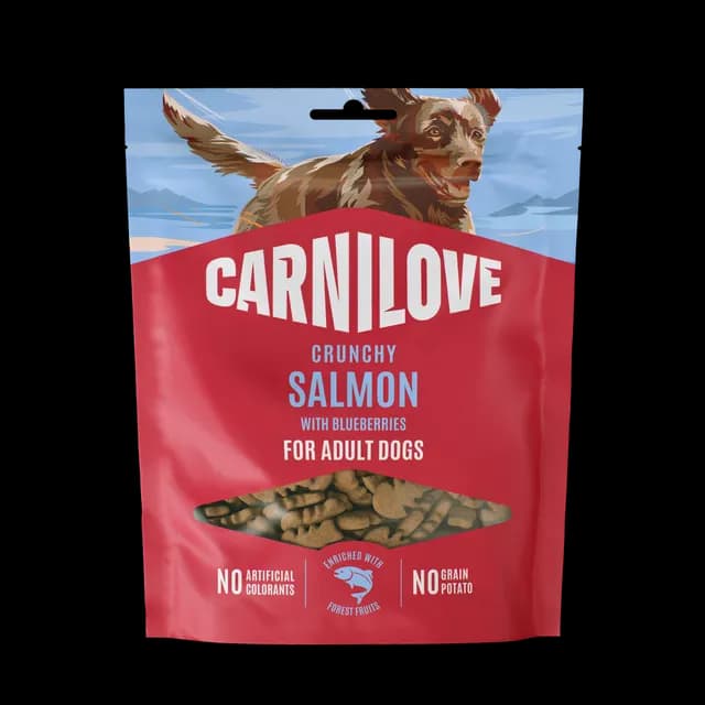 Carnilove Dog Crunchy Snack Salmon with Blueberries 200 g