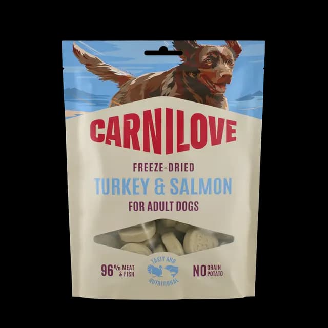 Carnilove Dog Freeze Dried Turkey & Salmon 60 g