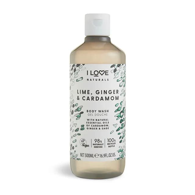 I LOVE Naturals Body Wash Lime Ginger & Cardamon 500 ml