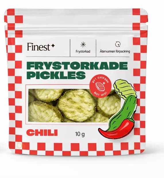Finest Seasoning Frystorkade Pickles Chili 10 g