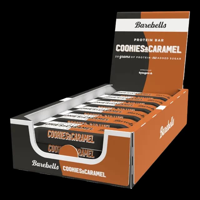 Barebells Bar Cookies & Caramel 55 g 12-pack
