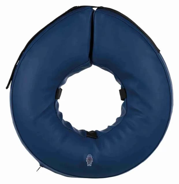 Trixie Hundkrage Uppblåsbar M-L 45-57 cm Blå