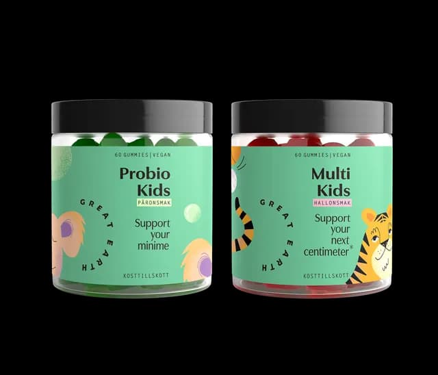 Great Earth Multi Kids + Probio Kids-paket