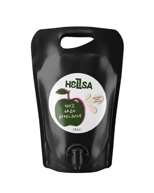 HELLSA 100% Grön äppeljuice 1500 ml
