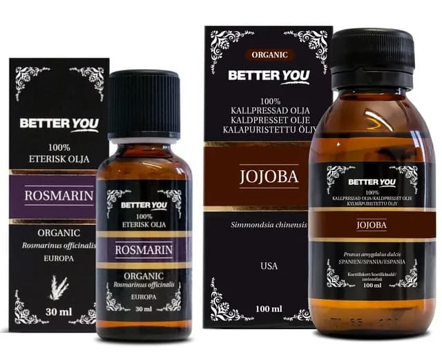 Better You Rosmarinolja Eterisk 30 ml & Jojobaolja Kallpressad 100 ml