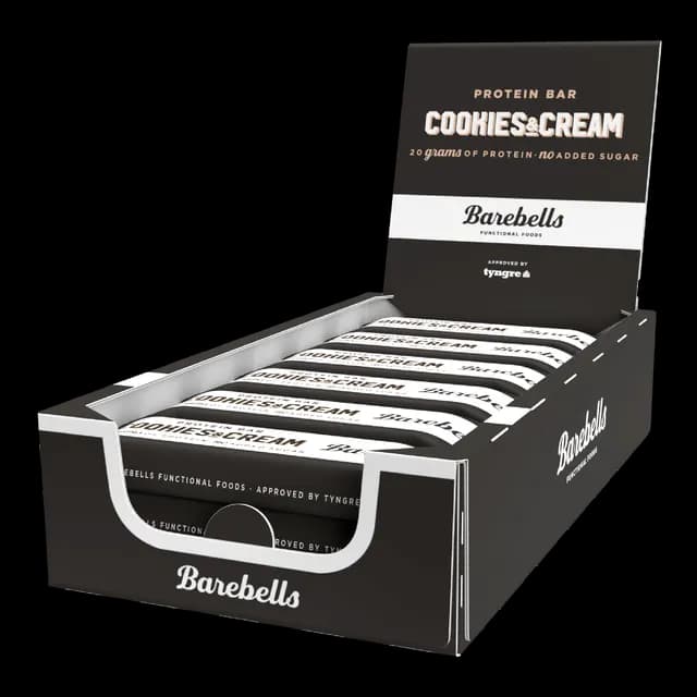 Barebells Protein Bar Cookies & Cream 55 g 12-pack