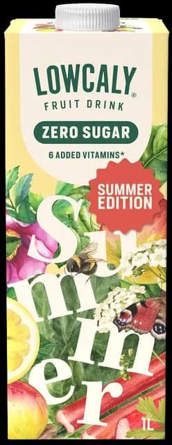 Lowcaly Fruktdryck Summer Edition 1000 ml