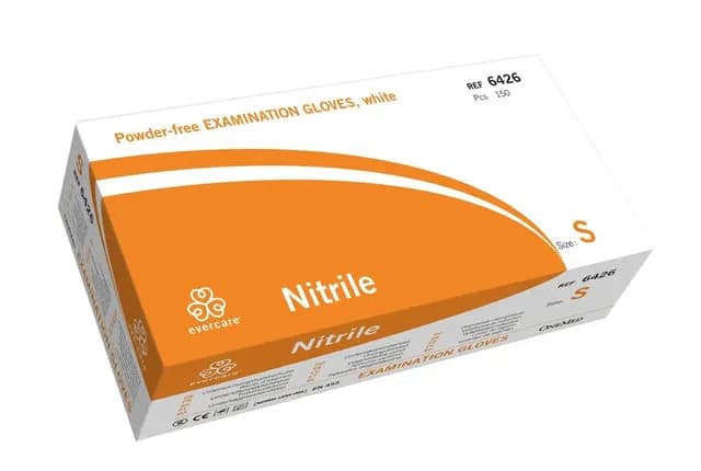 Nitrilhandskar Vit Small 150st