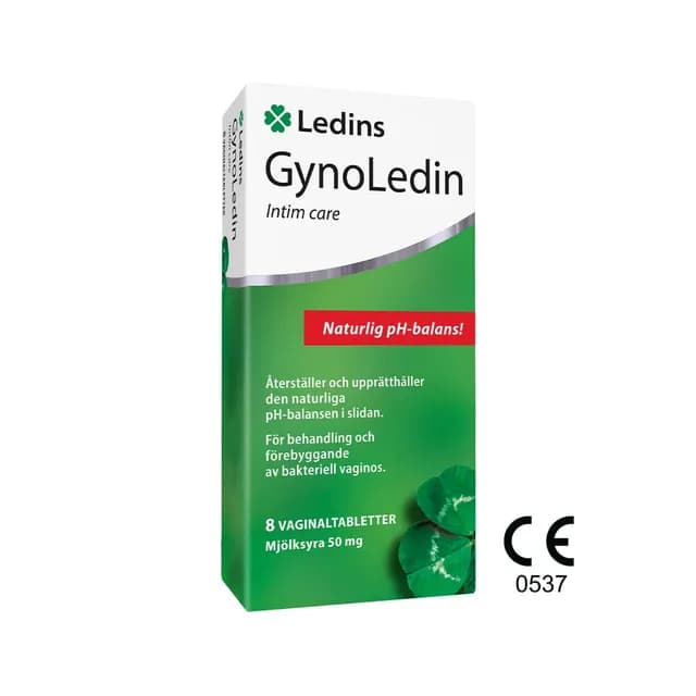 Ledins GynoLedin 8 vaginaltabletter