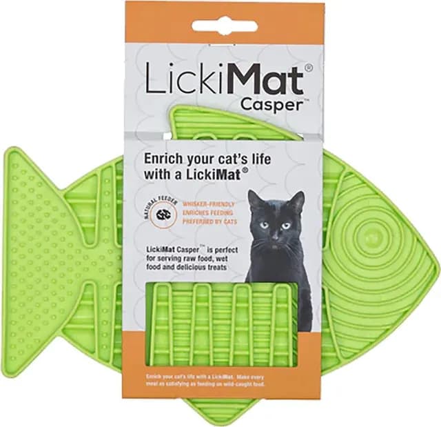 Lickimat Cat Casper Grön 22x16 cm