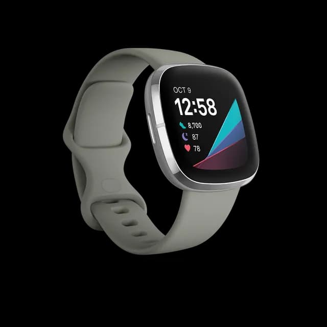 Fitbit Sense - Sage Grey/Silver Stainless Steel