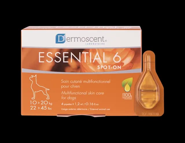 Dermoscent Essential 6 Spot-on för Hundar 10-20 kg