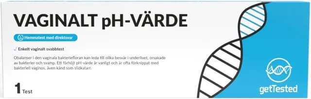 GetTested Vaginalt pH test