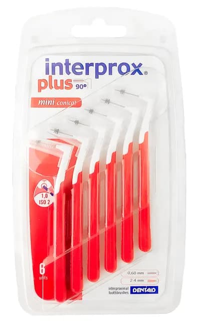 Dentaid InterProx Vinkel Plus Conical 0,6 mm 6 st