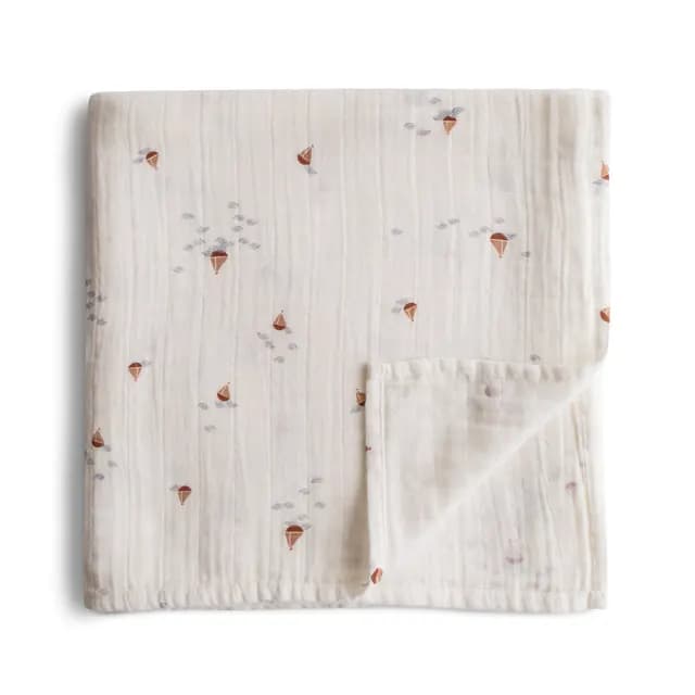 Mushie Muslinfilt Blanket Boats