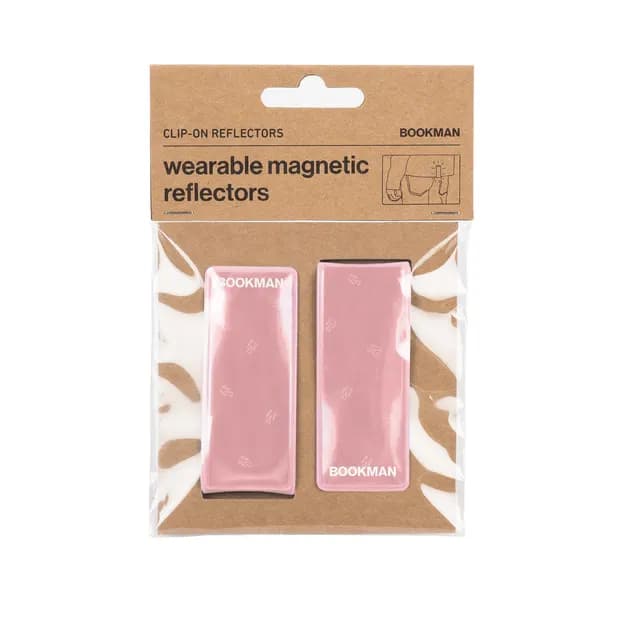 Bookman Urban Visibility Clip-on Reflectors Pink