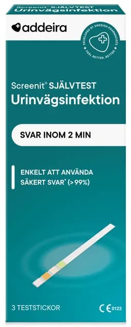 Addeira Screenit Självtest UVI 3 st