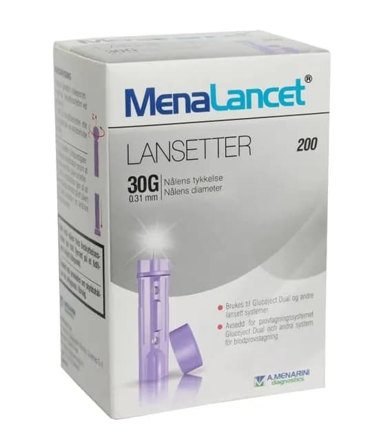 MenaLancets Lancetter 0,30 mm 200 st