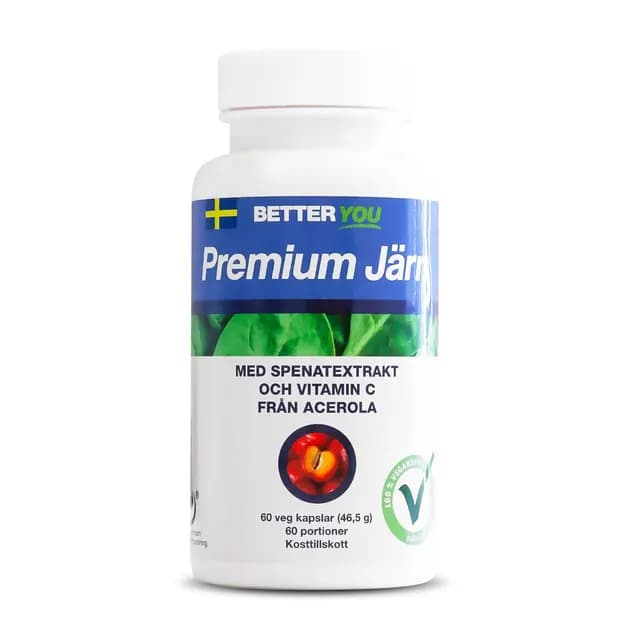Better You Premium Järn 60 kaps