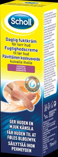 Scholl Daglig fuktkräm för torr hud 75 ml