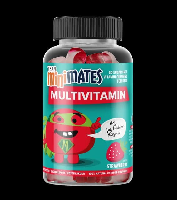 TeamMiniMates Multivitamin Strawberry 60 gummies