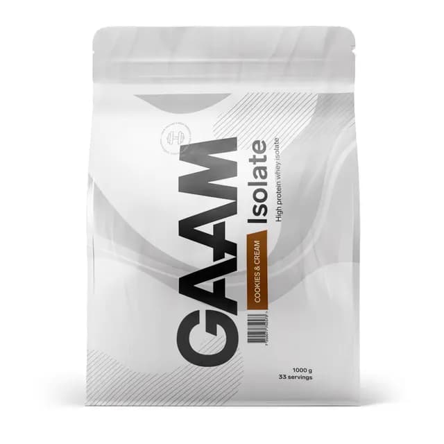 GAAM 100% Isolate Premium Cookies & Cream 1 kg