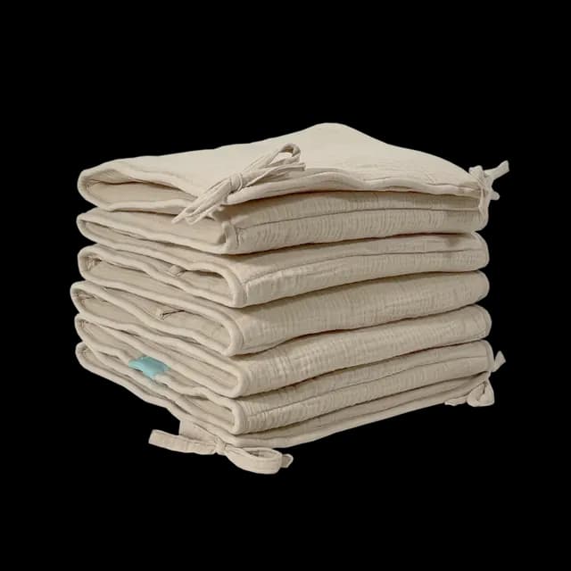 Najell Spjälsängsskydd Ivory White