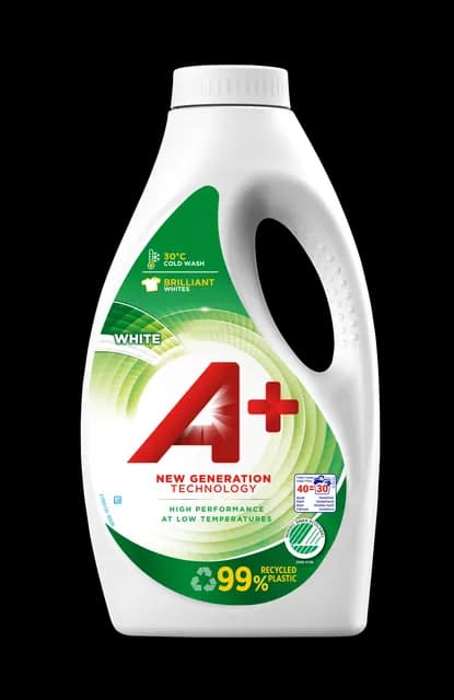 A+ White Flytande Tvättmedel 1600 ml
