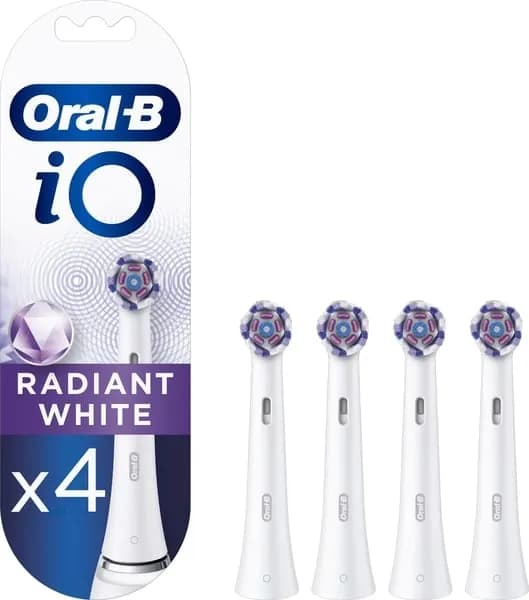 Oral-B iO Radiant White Borsthuvuden 4-pack