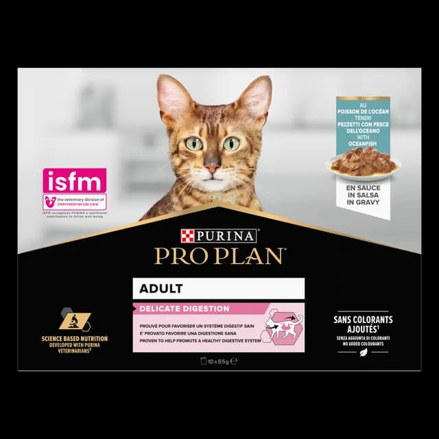 Purina Pro Plan Adult Delicate Digestion med havsfisk i sås 850 g
