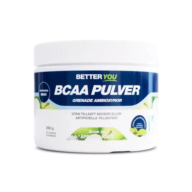 Better You Naturligt BCAA Pulver 250g Äpple & Fläder